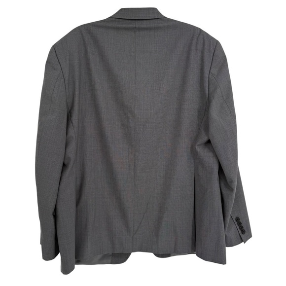 Ralph Ralph Lauren Men's Gray Microcheck 100% Wool Sport Blazer Size 48 R - Picture 2 of 8